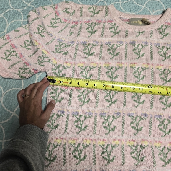 Vintage 1980s short sleeve sweater, with tags - Picture 11 of 13